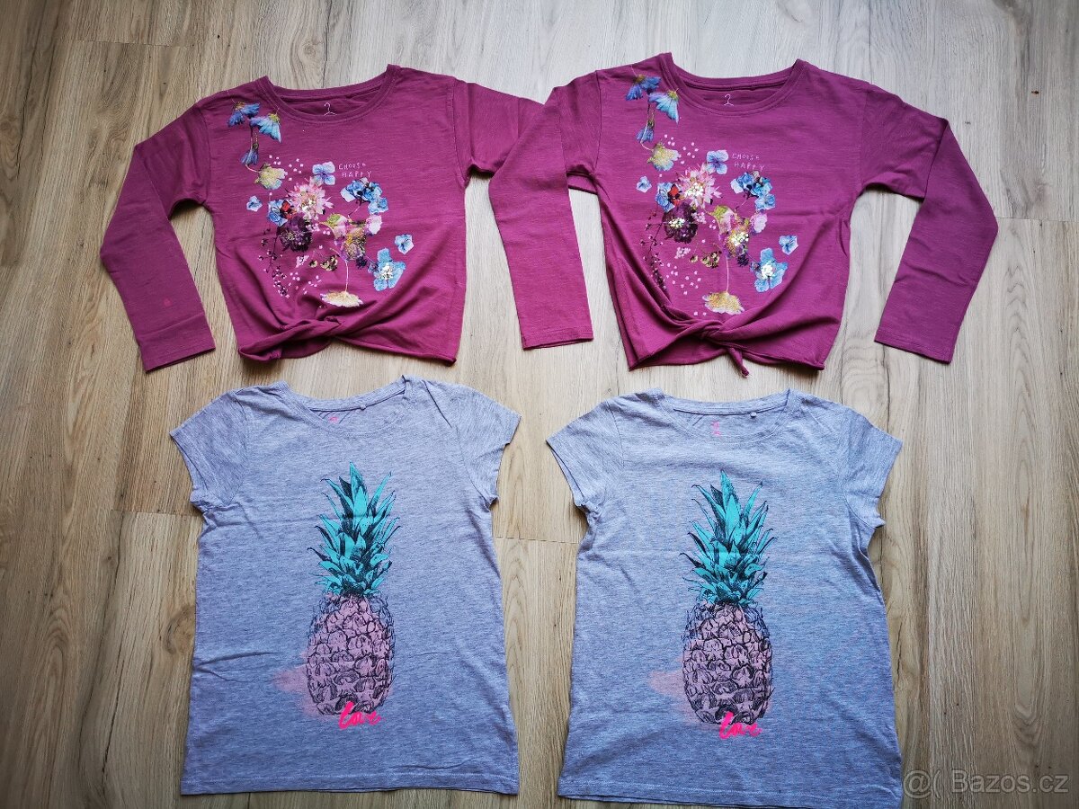 128 holčička + Dvojčata 122, 128 značka NEXT,