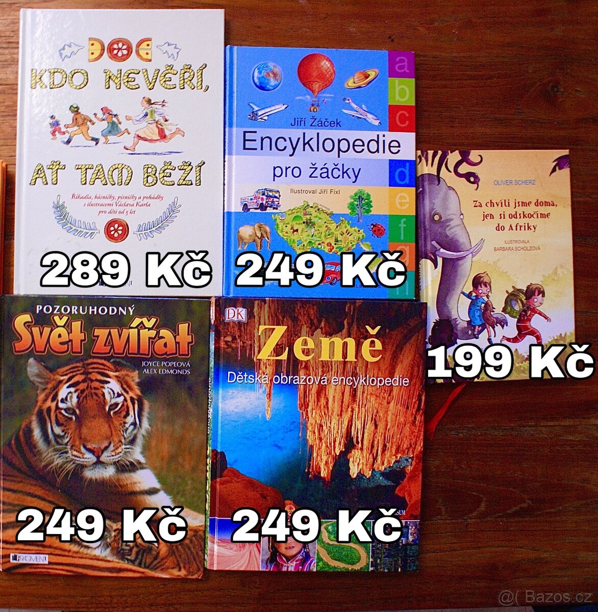 Dětské encyklopedie a dětské knížky pro děti od 5 do 15 let