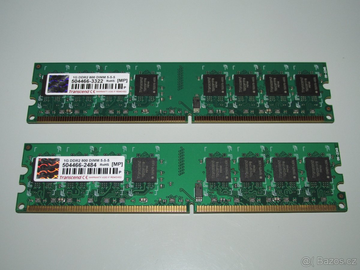 Transcend 2GB (2X1GB) DDR2 800MHz CL5