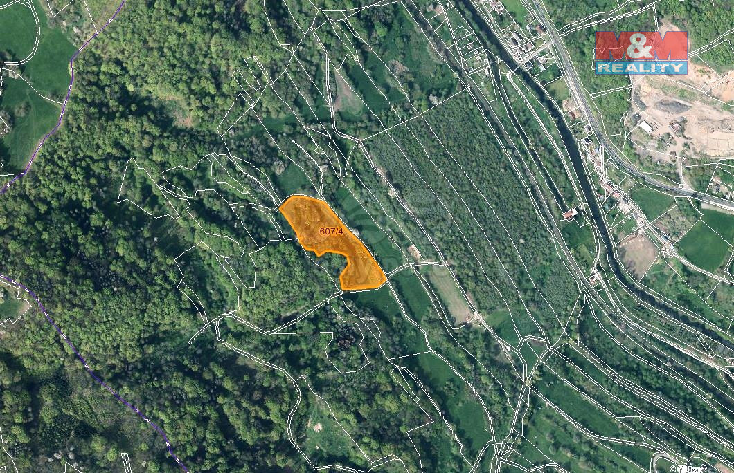 Prodej louky, 14355 m², Malá Veleň