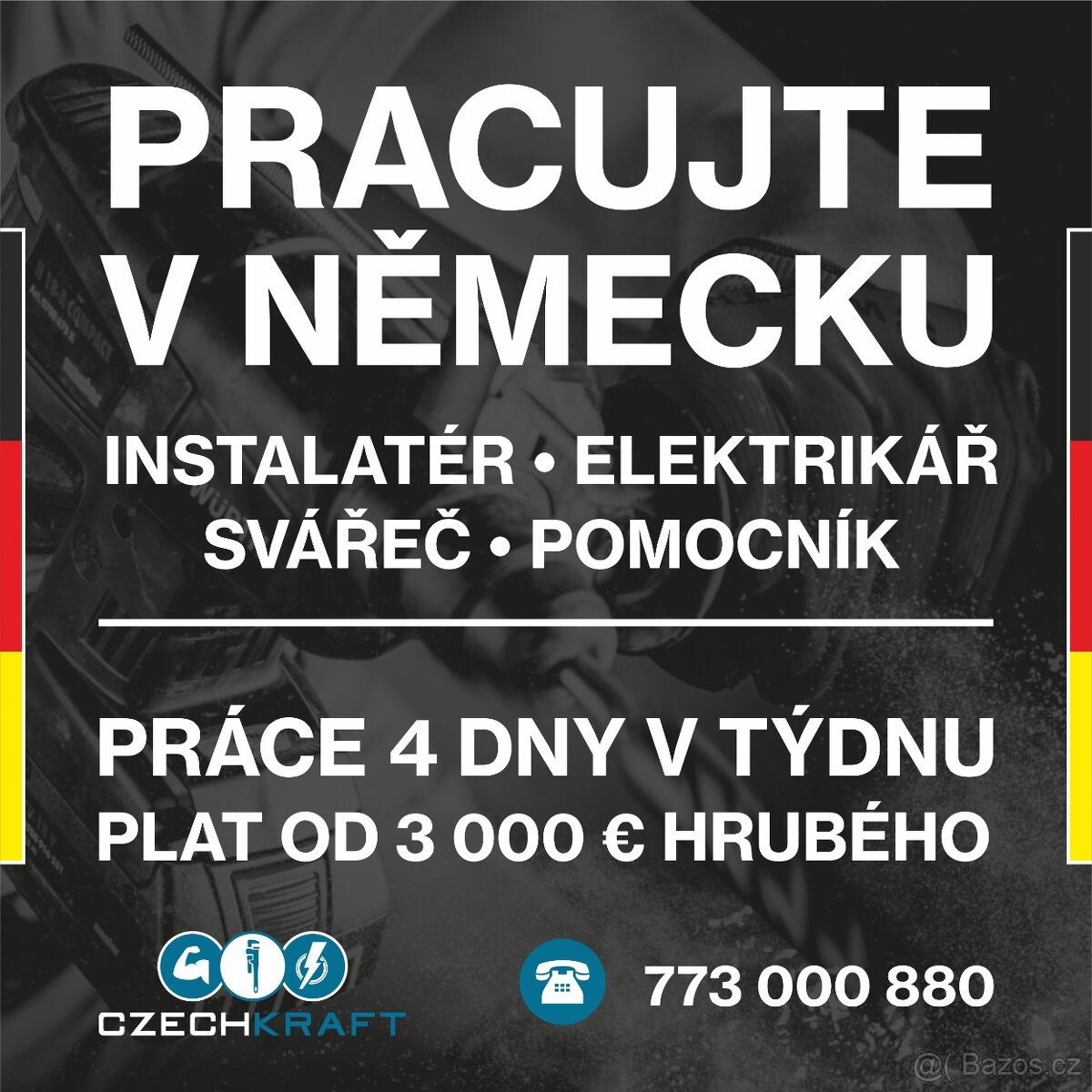 PRACUJTE V NĚMECKU I BEZ NĚMČINY