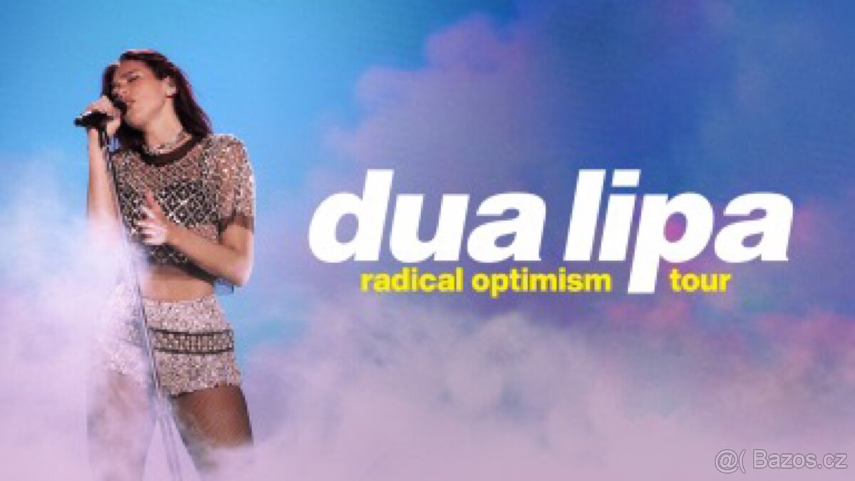 Lístek na sezení na Dua Lipa koncert