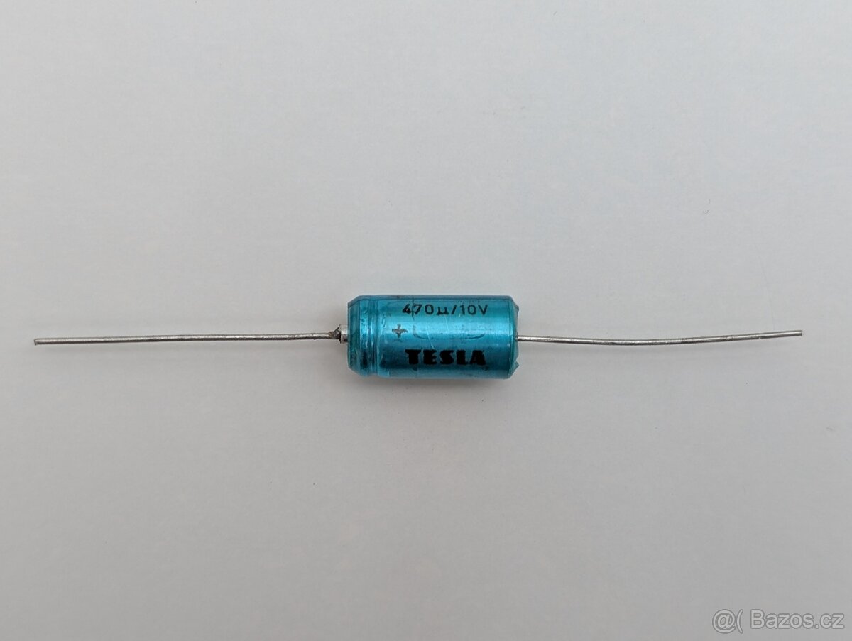 Kondenzátor elektrolytický 470uF/10V TESLA TF007