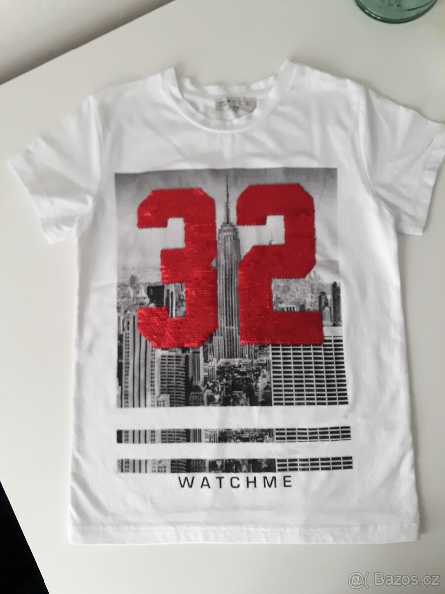 Dětské triko s krátkým rukávem ve. 134 na 8-9 let