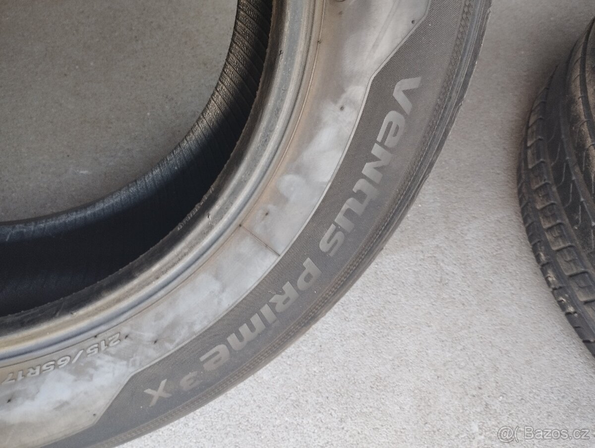 Prodám letní gumy Hankook 215/65/R17