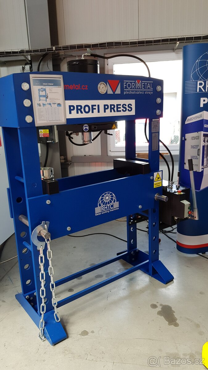 Montážní/rovnací/dílenský hydraulický lis PROFI PRESS 100 t