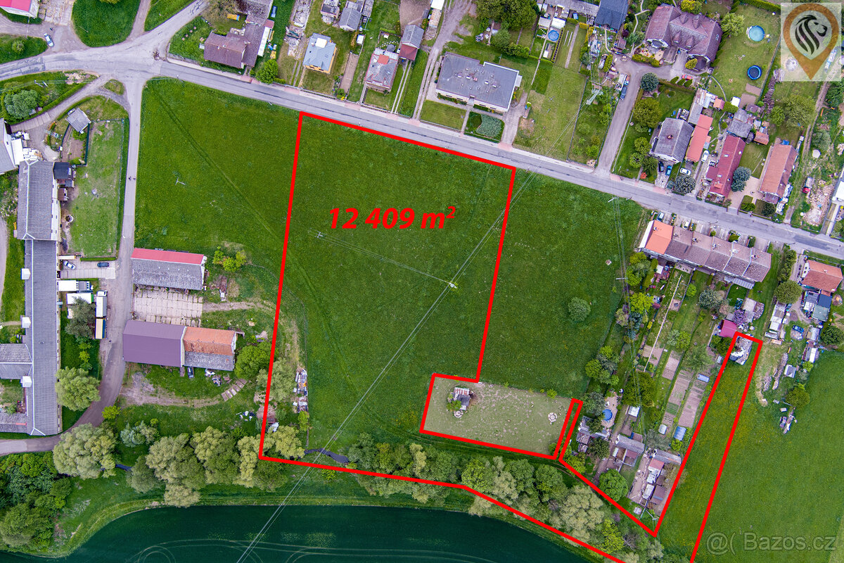 Prodej pozemku pro bydlení, 12409 m2, Jičín - Robousy