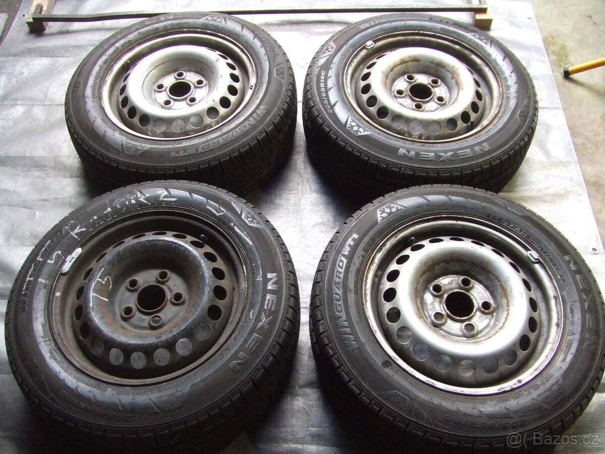 16 disky na VW T5, T6, rozteč 5x120 mm, 4ks