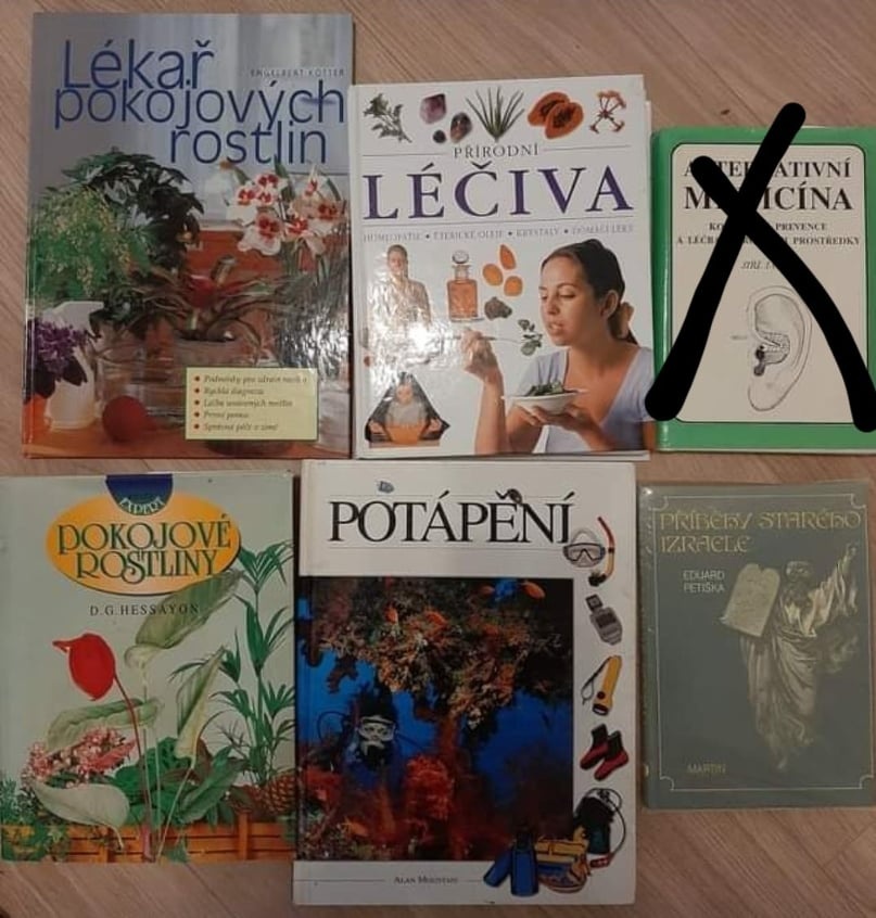 Kniha o zdraví, knihy o rostlinách, léčivech