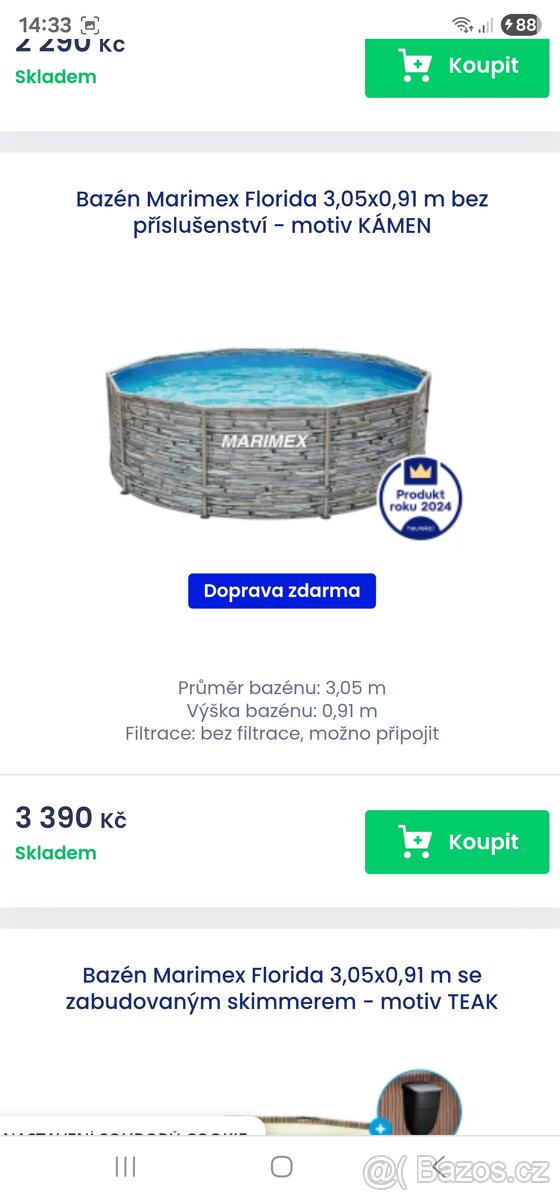 Bazén Marimex Florida
