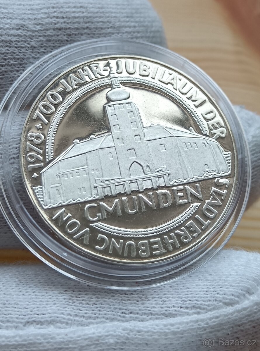 1978 Ag 100 Schiling Rakousko Proof provedení
