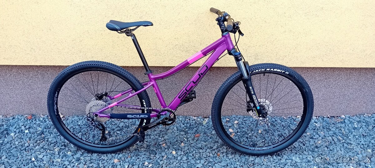 Dětské kolo MRX 27,5" rám 13" převody SH 1x10 fialová