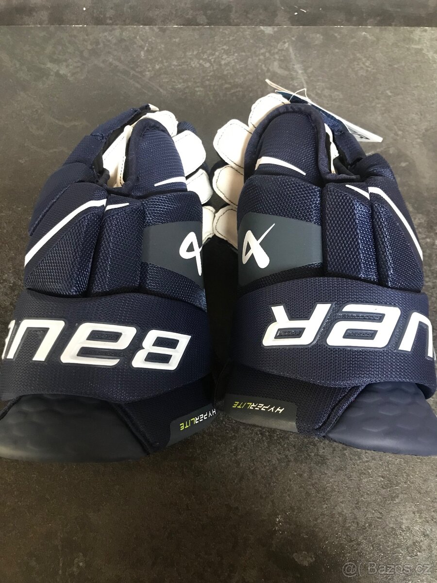 Rukavice bauer hyperlite SR 14 , modrá navi