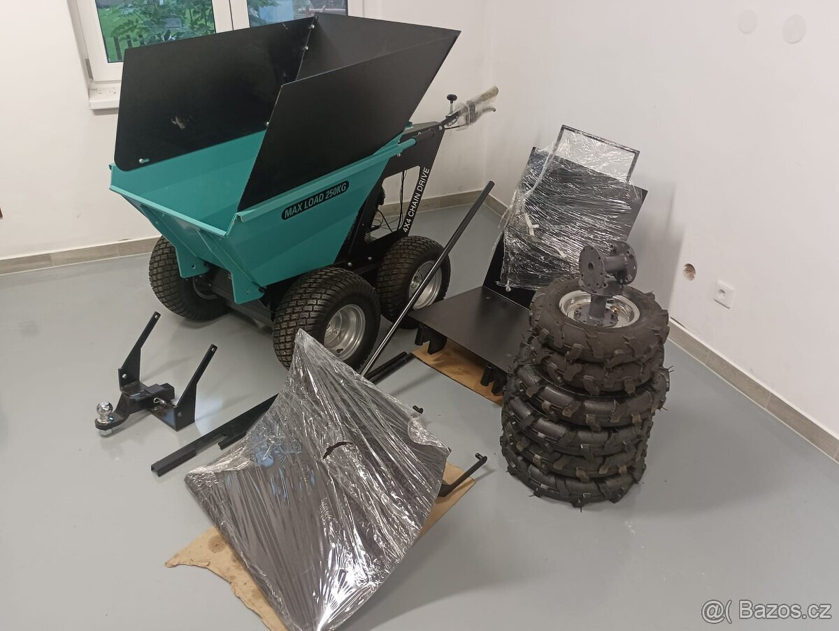 Nový Minidumper B&S s el. start. a spostou příslušenstvím -