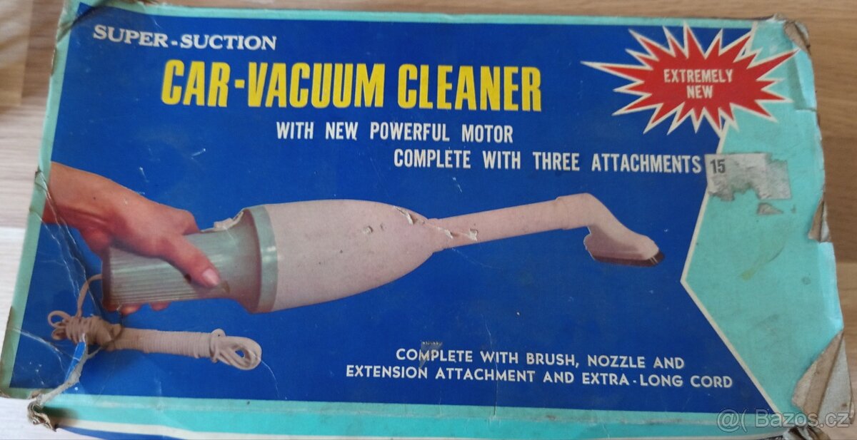 Retro vysavač 12 Volt ve velmi dobrém stavu