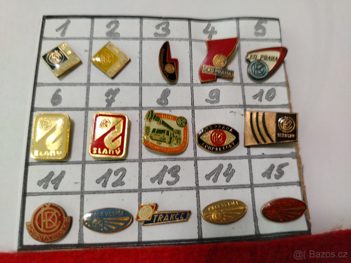 ČKD - SBÍRKA ODZNAKŮ.