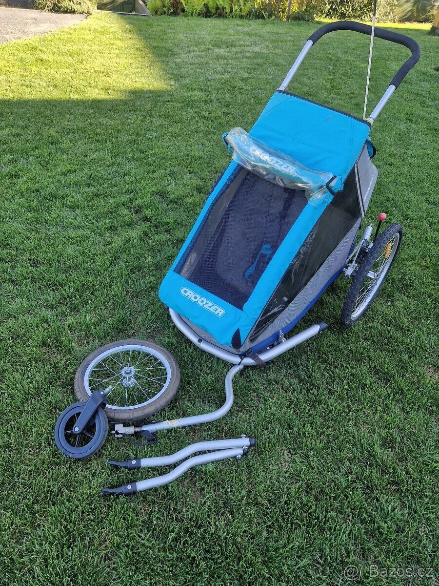 Croozer kid for 1, cyklovozík s odpružením