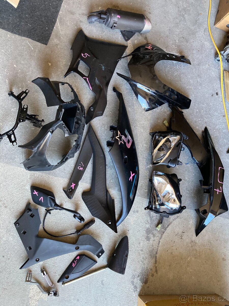 Yamaha R3 použité díly