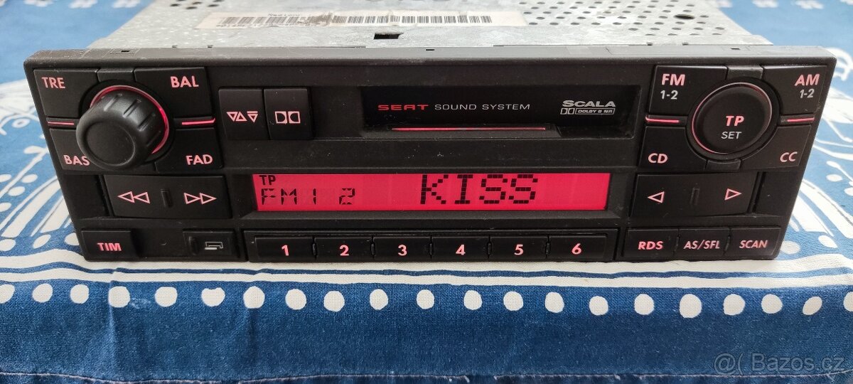 Originální autorádio SEAT Scala