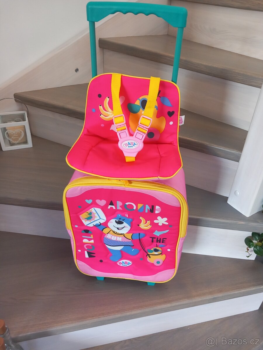 Baby born kufřík se sedačkou pro panenku