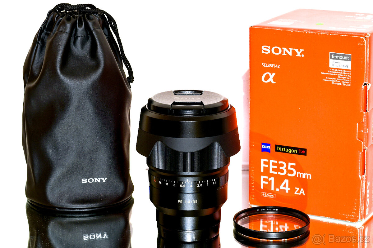 Sony FE 35 mm f/1,4 ZA Distagon T Zeiss TOP STAV