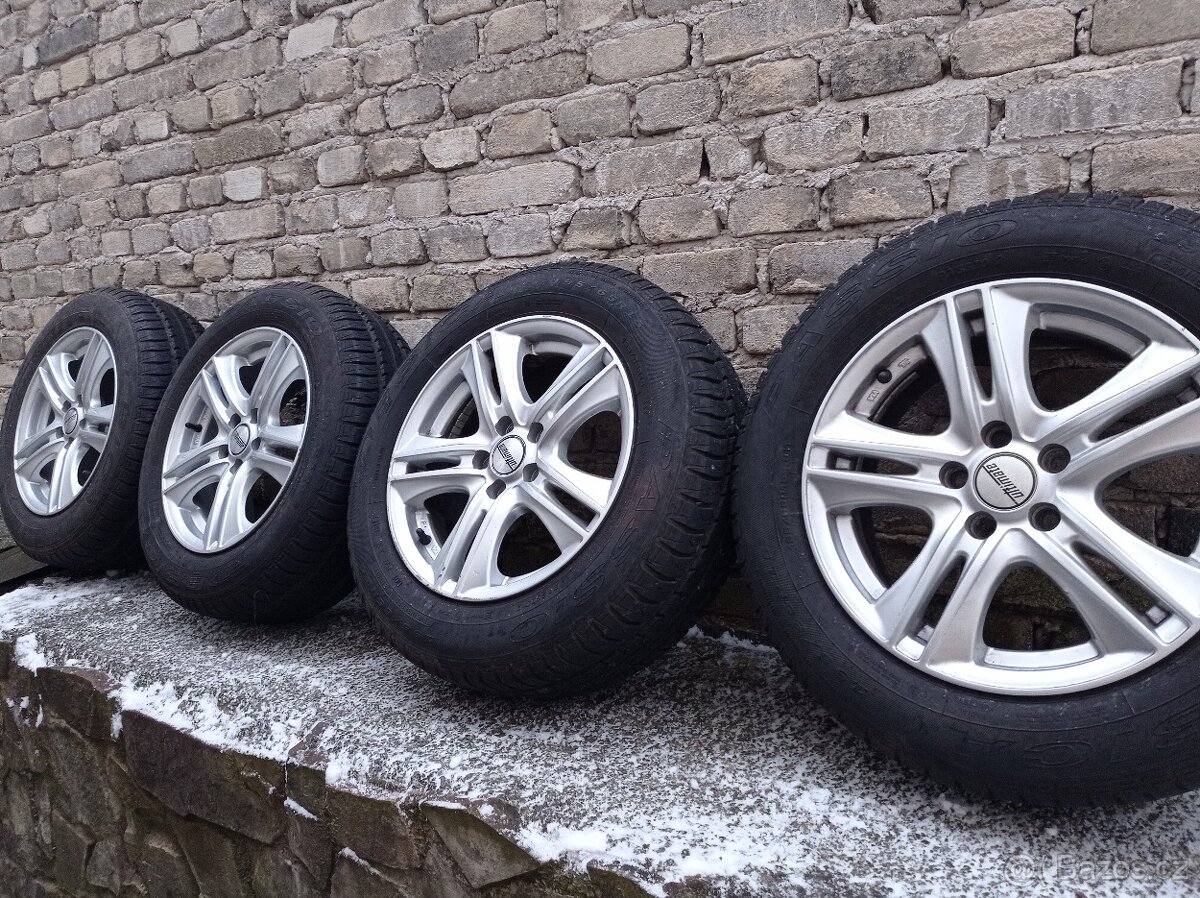 Sada alu kol + pneu Škoda Octavia I