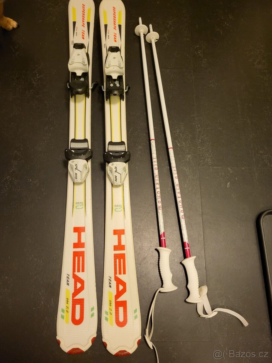 Dětské lyže 117cm HEAD Supershape Team