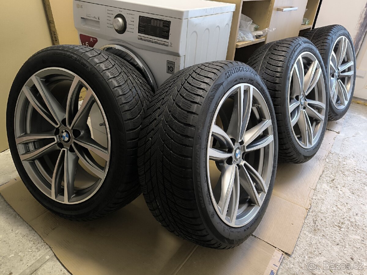 Alu kola BMW 6 5x112 r19 Originál, M paket, zimní pneu