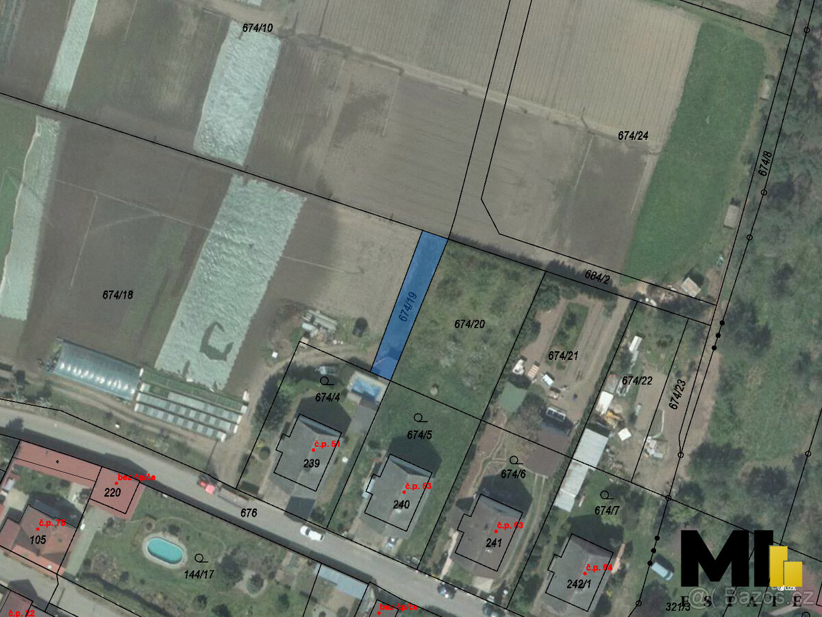 Prodej orné půdy o velikosti 138 m2 v obci Travčice, okres L
