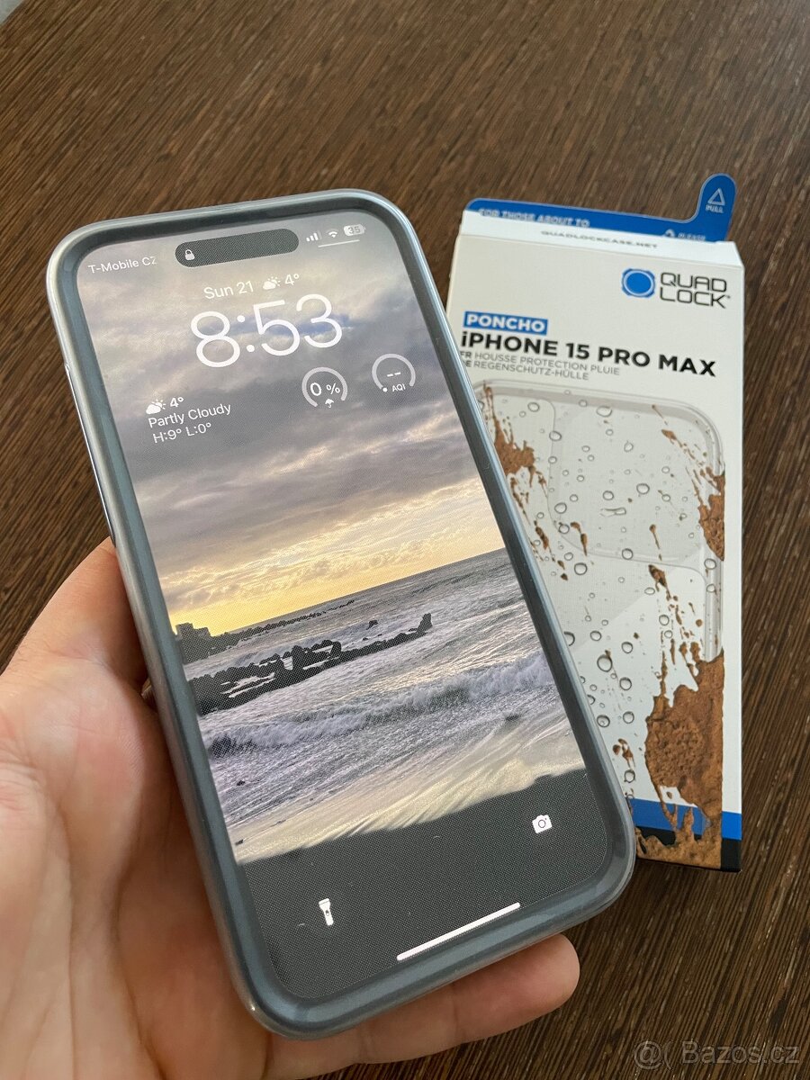 iPhone 15 Pro Max 256gb, titan blue, záruka