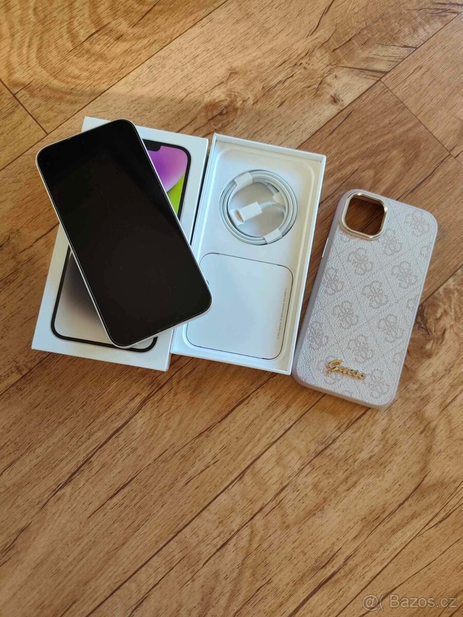 iPhone 14plus, 128GB, bílá barva