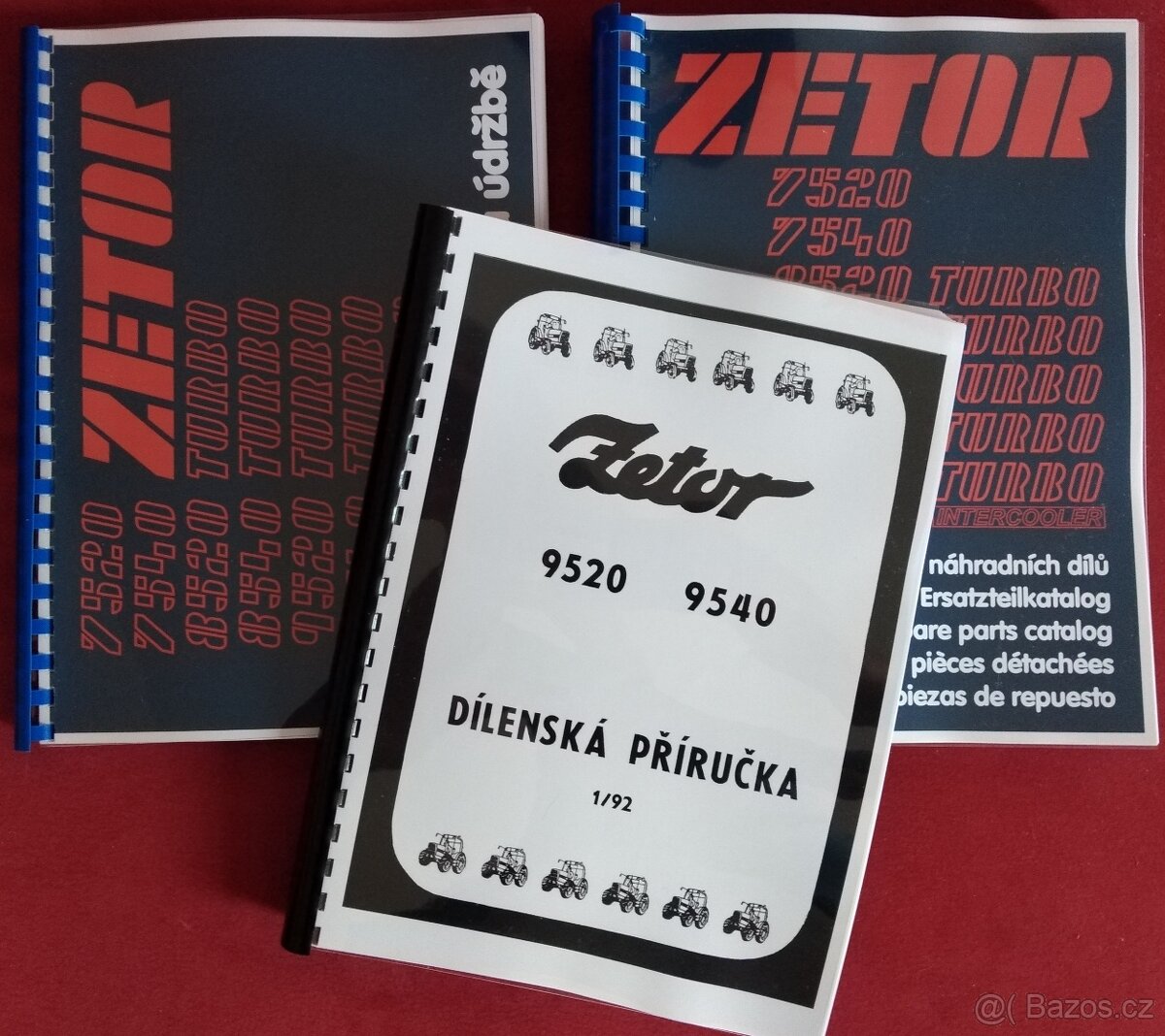 ZETOR 7520 - 10540 PŘÍRUČKY