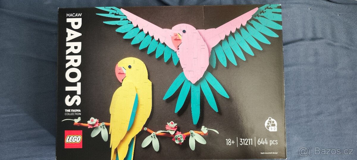 LEGO Art 31211 Kolekce zvířat papouška ary