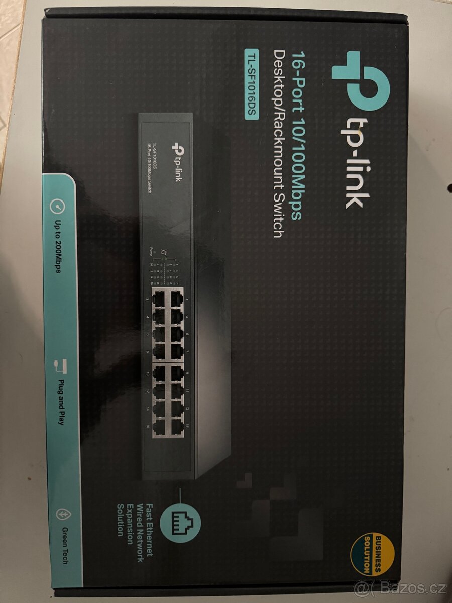 TP-Link TL-SF1016DS – 16portový síťový switch (NOVÝ)