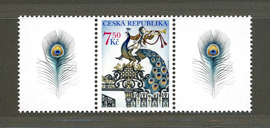 ČR 2005 - Brána s pávem č. S424 (K1+1+K1) - svěží