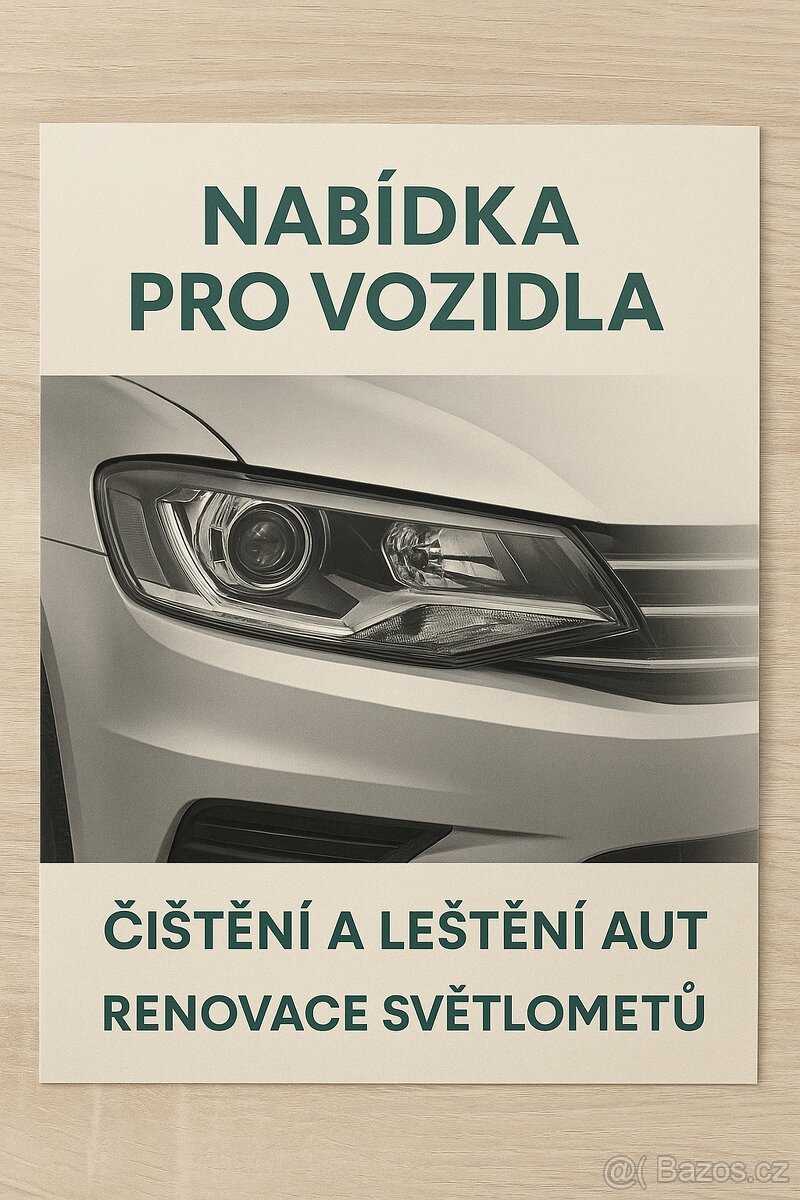 Péče o Váše vozidlo