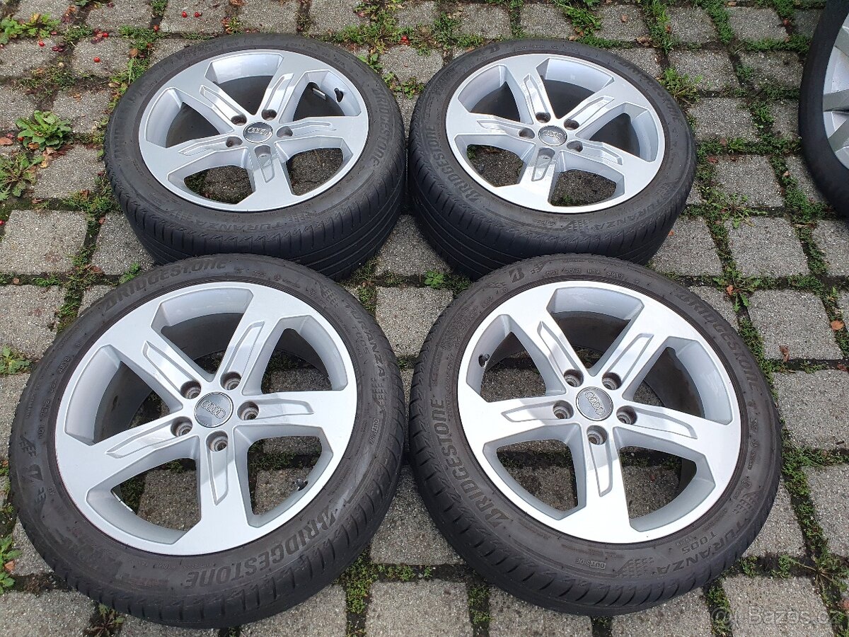 Alu kola 5x112 r17 7,5j et43 letni pneu 225/45/17