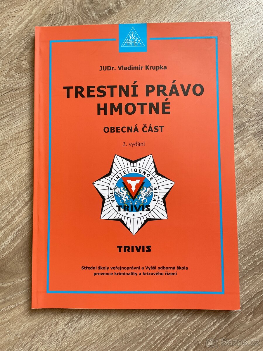 Prodám učebnici - trestní právo hmotné Trivis