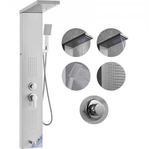 Sprchový systém 5v1 VEVOR LED