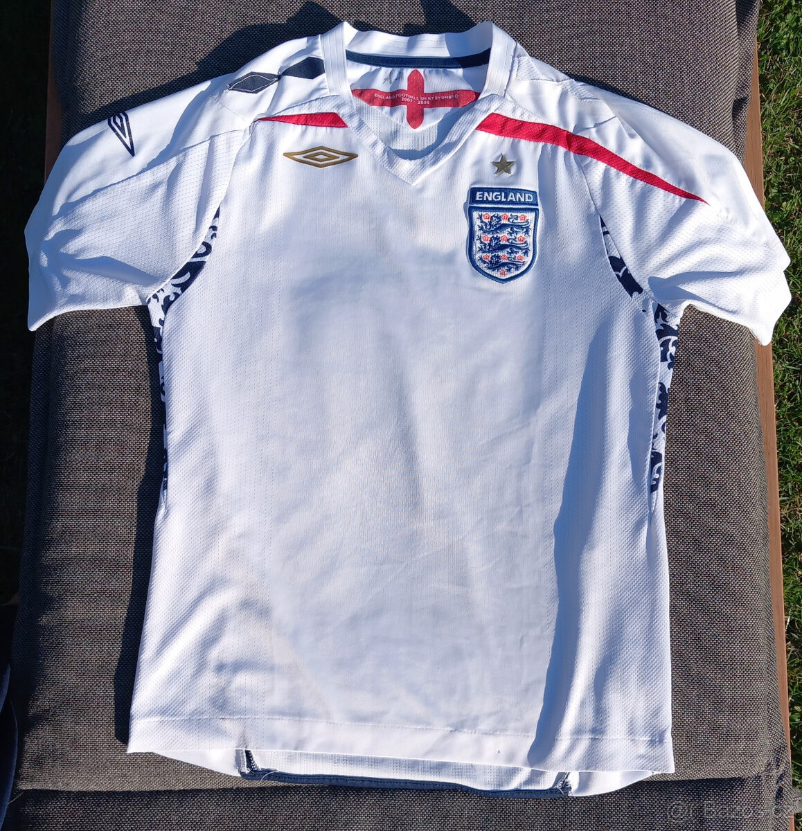 fotbal. dres England - vel. 140 - UMBRO-zn. original produkt