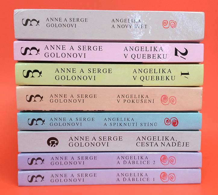 Angelika - serie komplet 15 vázaných knih