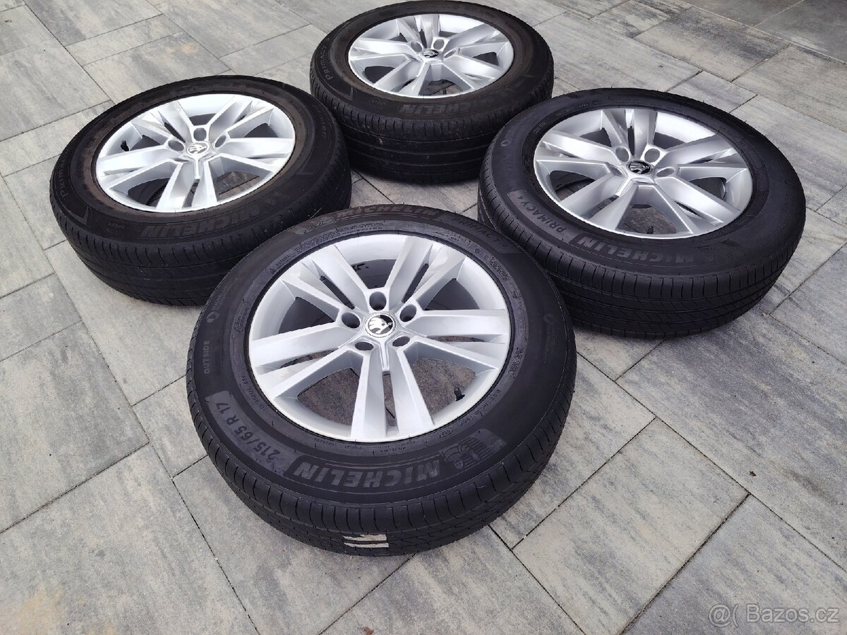 Alu kola 5x112 R17 MYTIKAS - Škoda KODIAQ