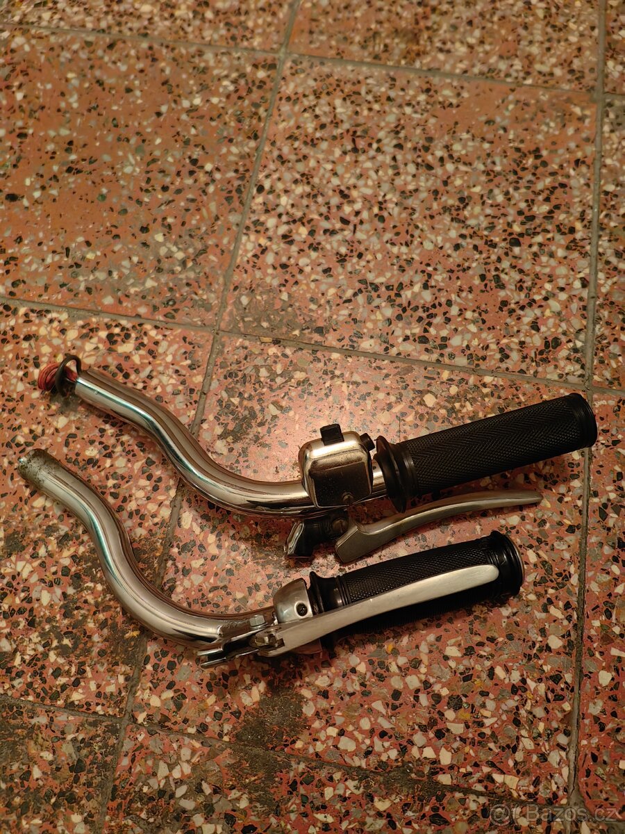 Jawa perak řídítka