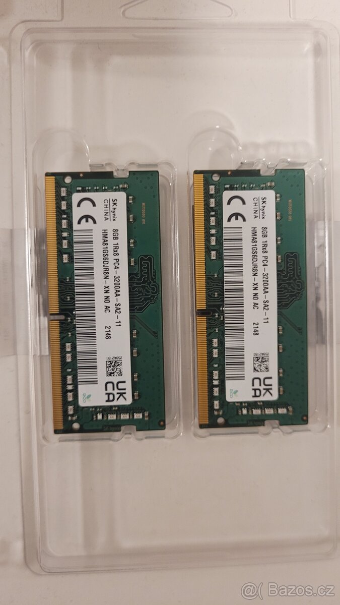 Paměti RAM SK hynix HMA81GS6DJR8N 2x8Gb
