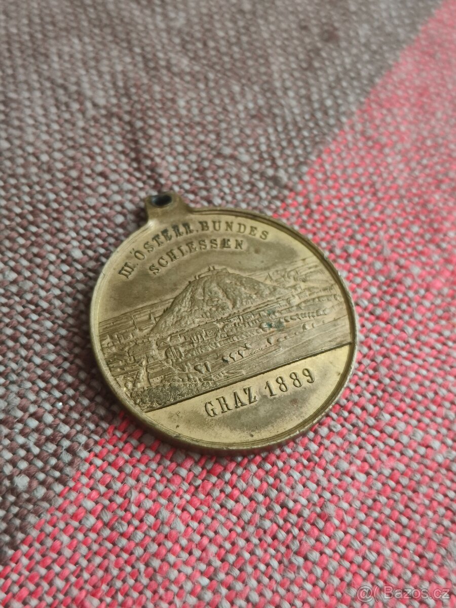 Historická medaile 1889 Graz