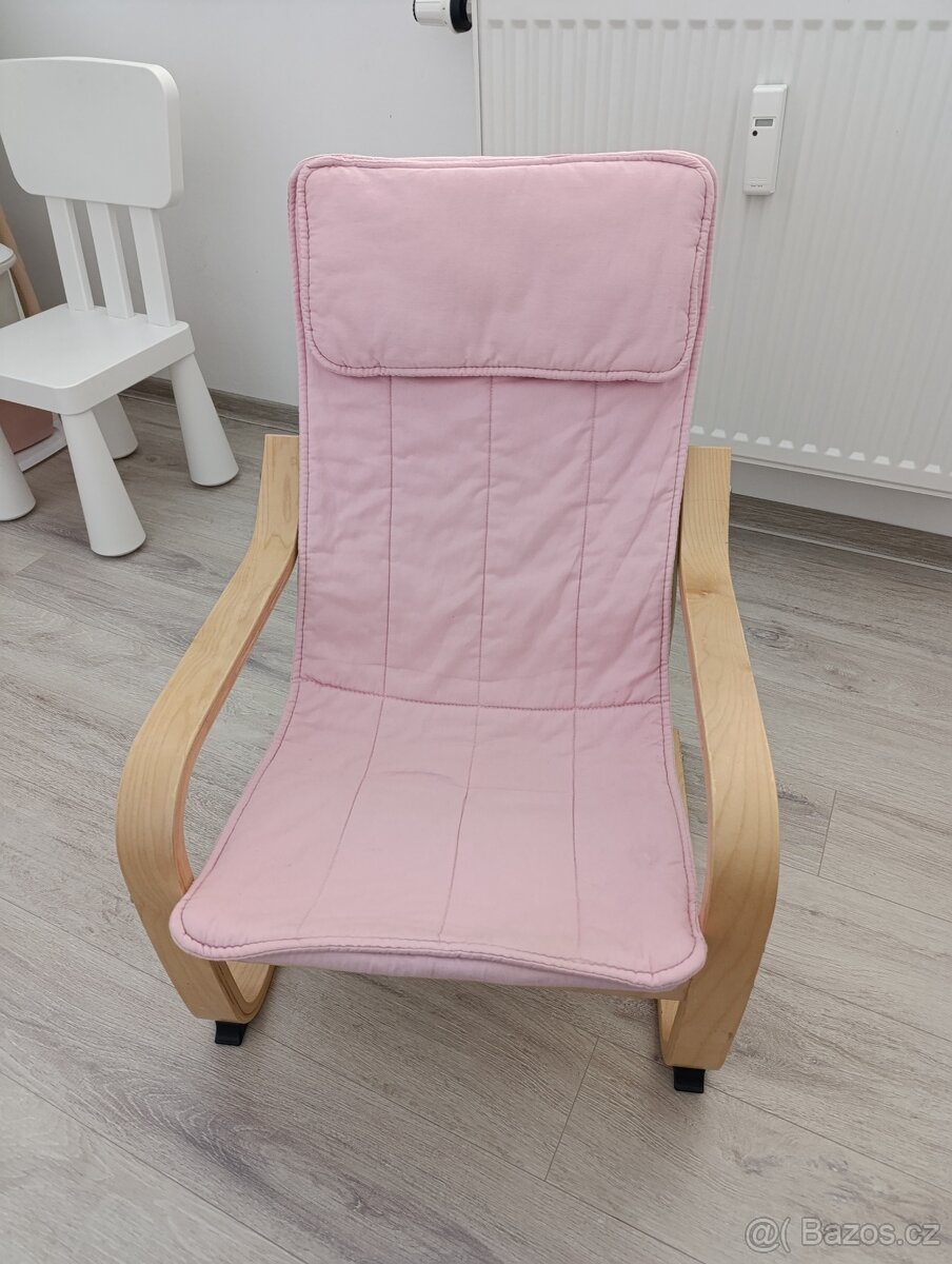 Dětské křeslo IKEA POÄNG + 2 potahy