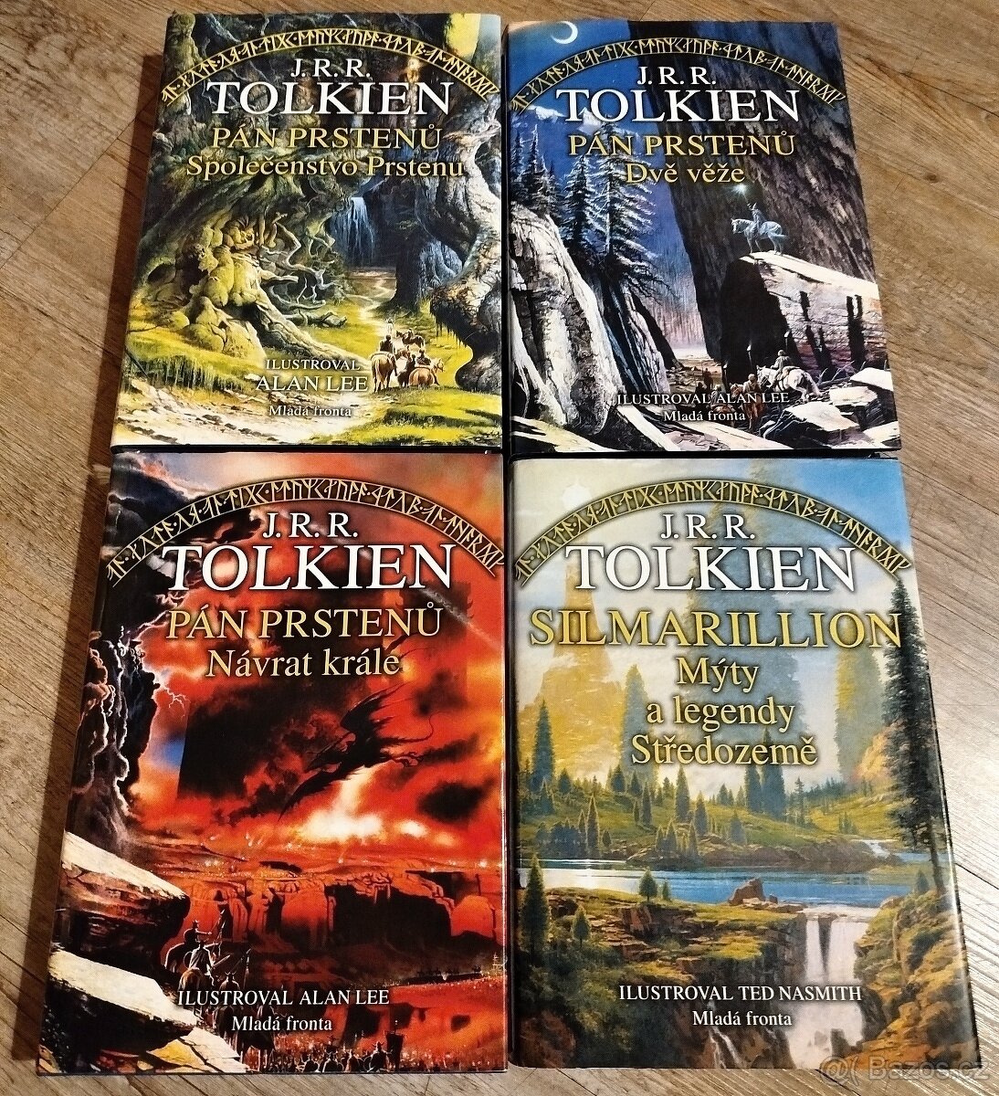 4x J. R. R. TOLKIEN - PÁN PRSTENŮ + SILMARILLION