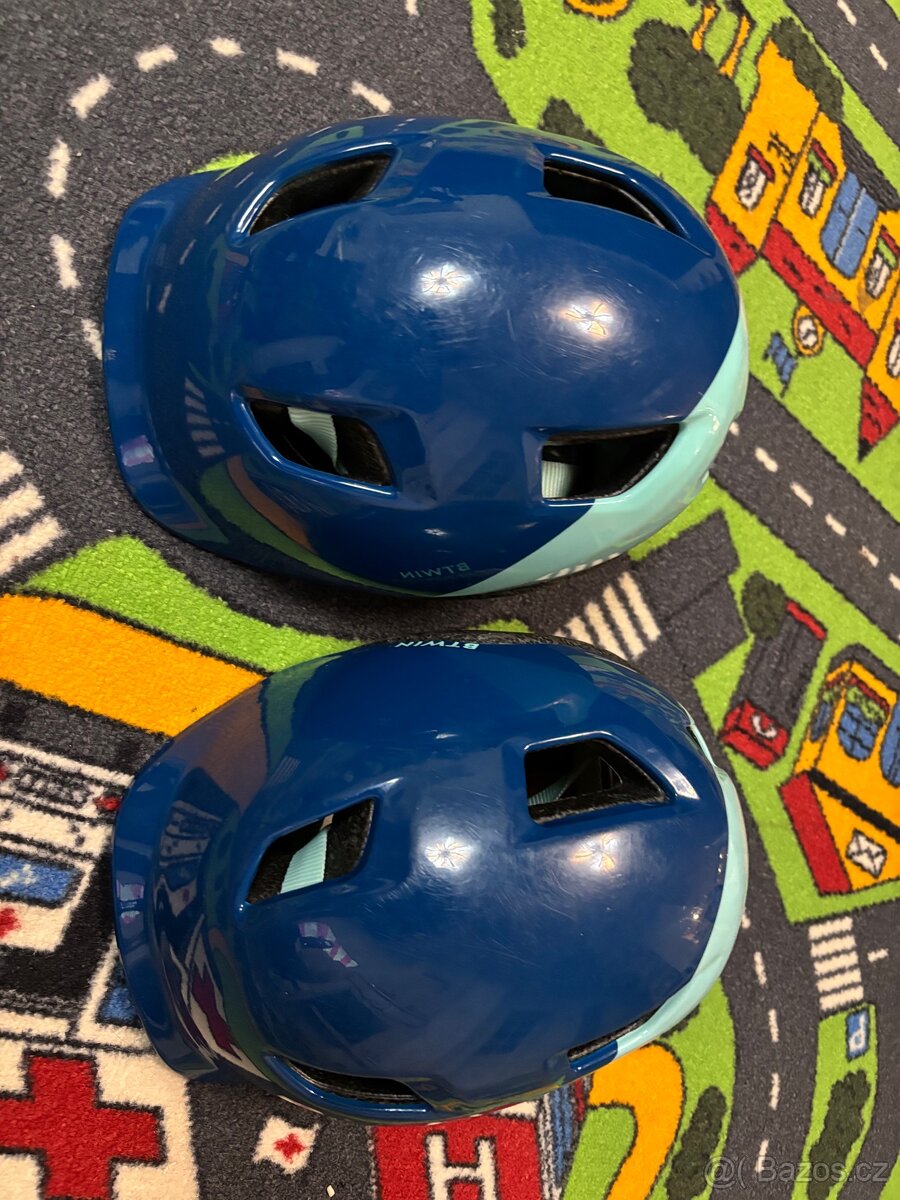 Detske helmy na kolo BTWIN (48-52cm)