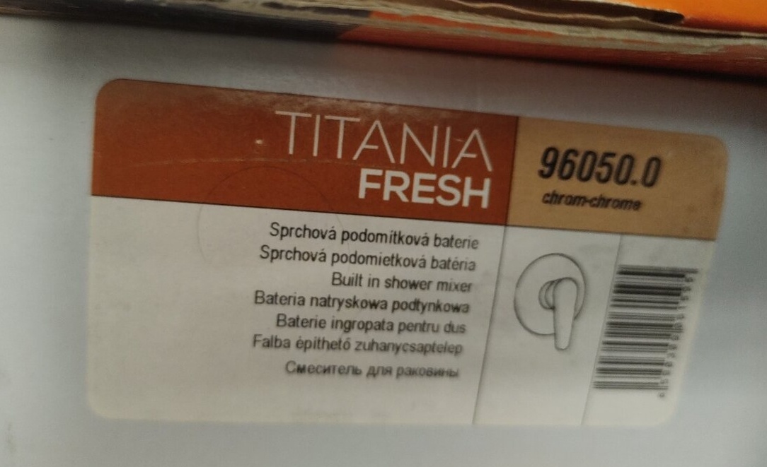 Sprchová podomítková baterie - nová