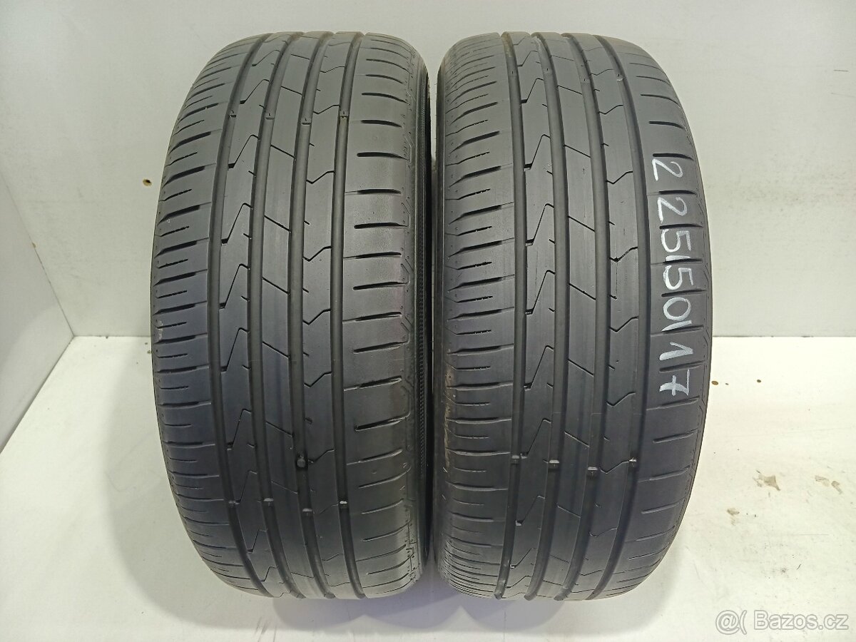 2ks letní pneu 225/50/17 Hankook